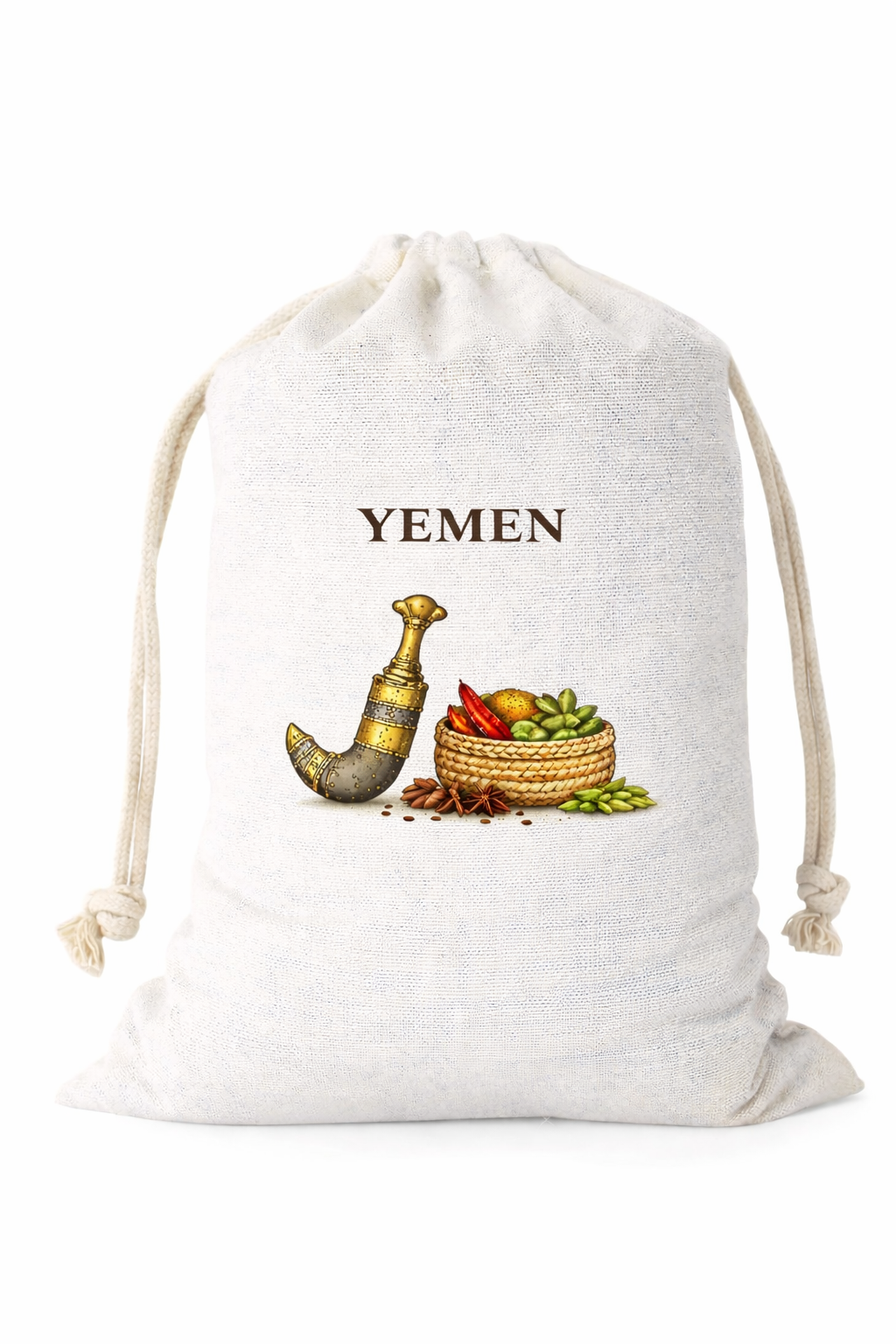 Yemen Frosted Glass Tumbler with Straw & Bag – 16oz Glass Cup