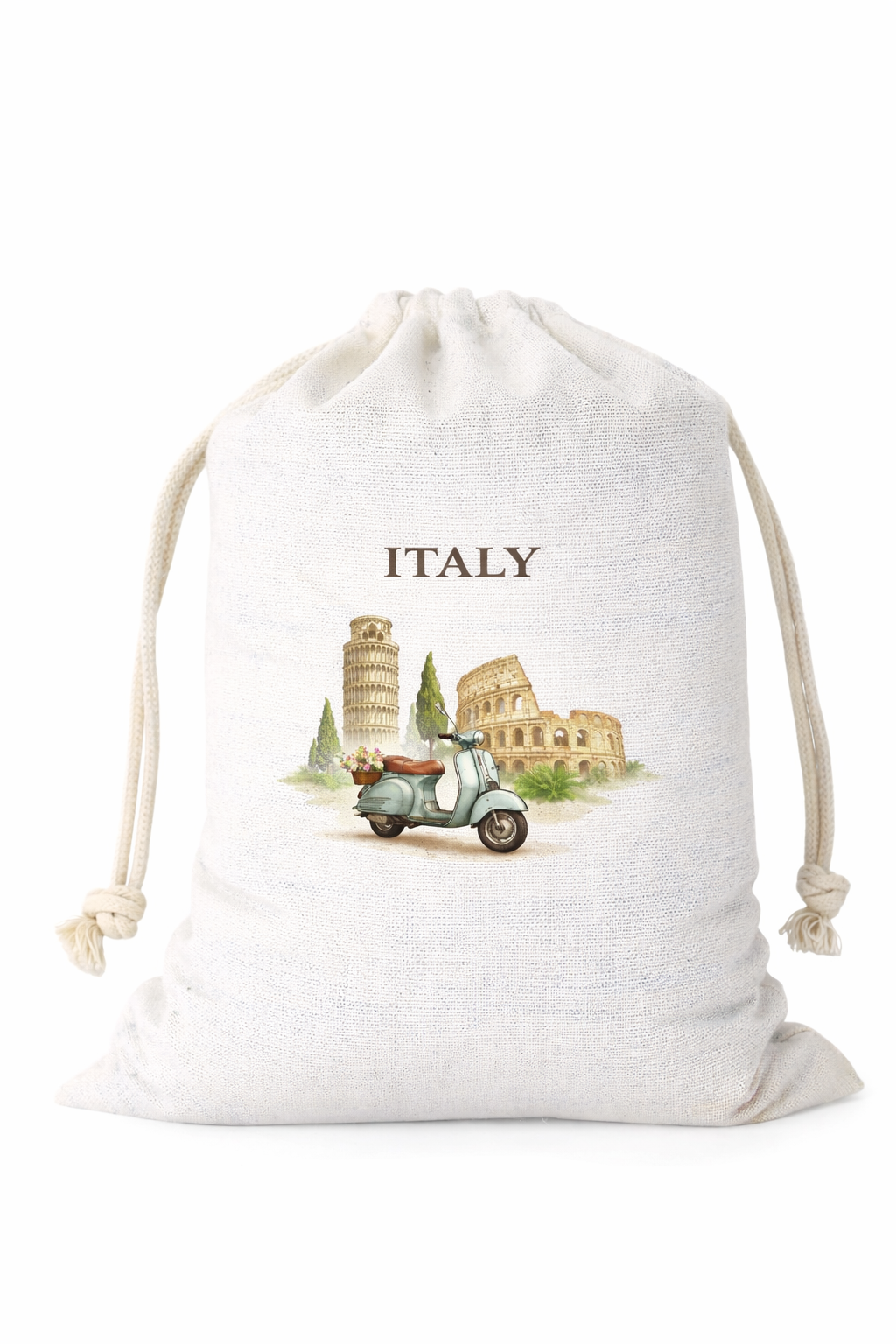 Italy Frosted Glass Tumbler with Straw & Bag – 16oz Glass Cup