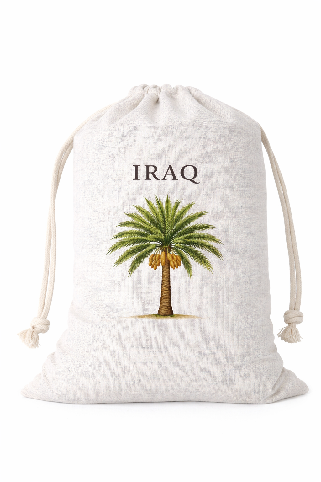 Iraq Frosted Glass Tumbler with Straw & Bag – 16oz Glass Cup